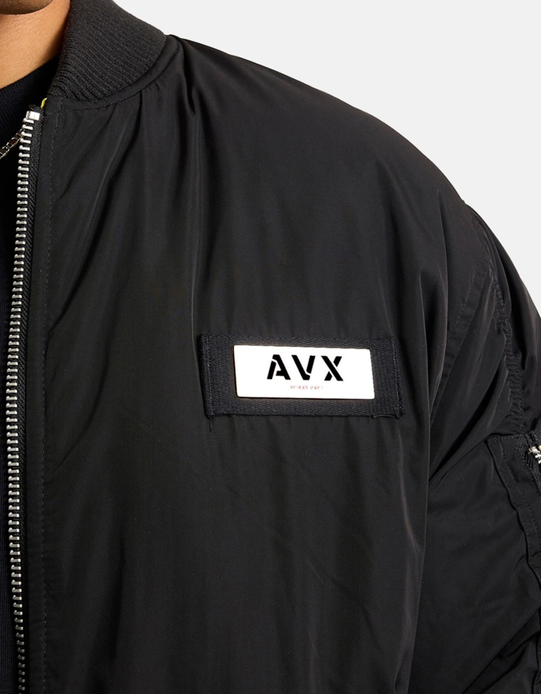 Apex MA1 Bomber Jacket - Black