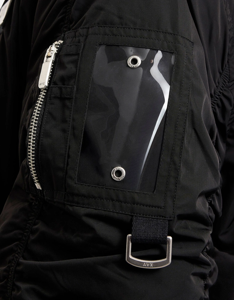 Apex MA1 Bomber Jacket - Black