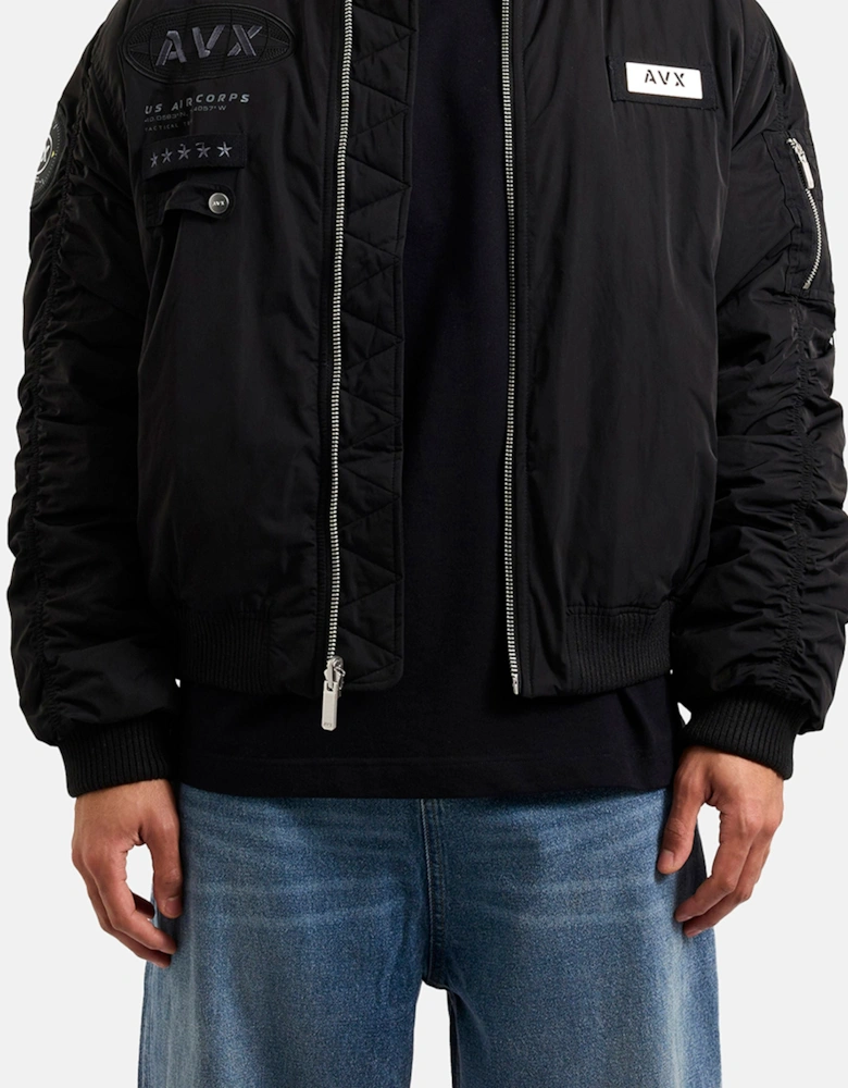 Apex MA1 Bomber Jacket - Black