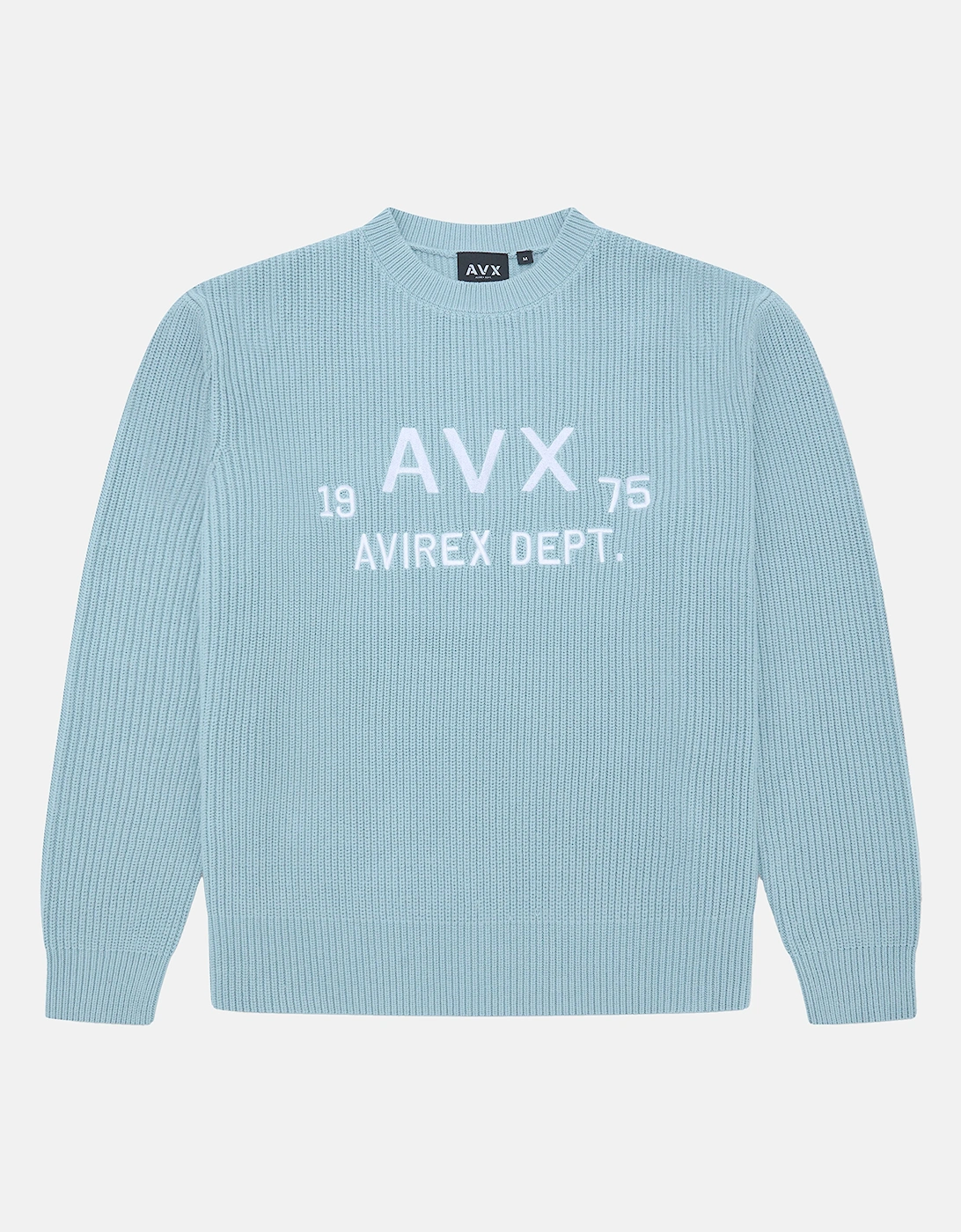 HORIZON KNIT SWEAT - Blue Fog