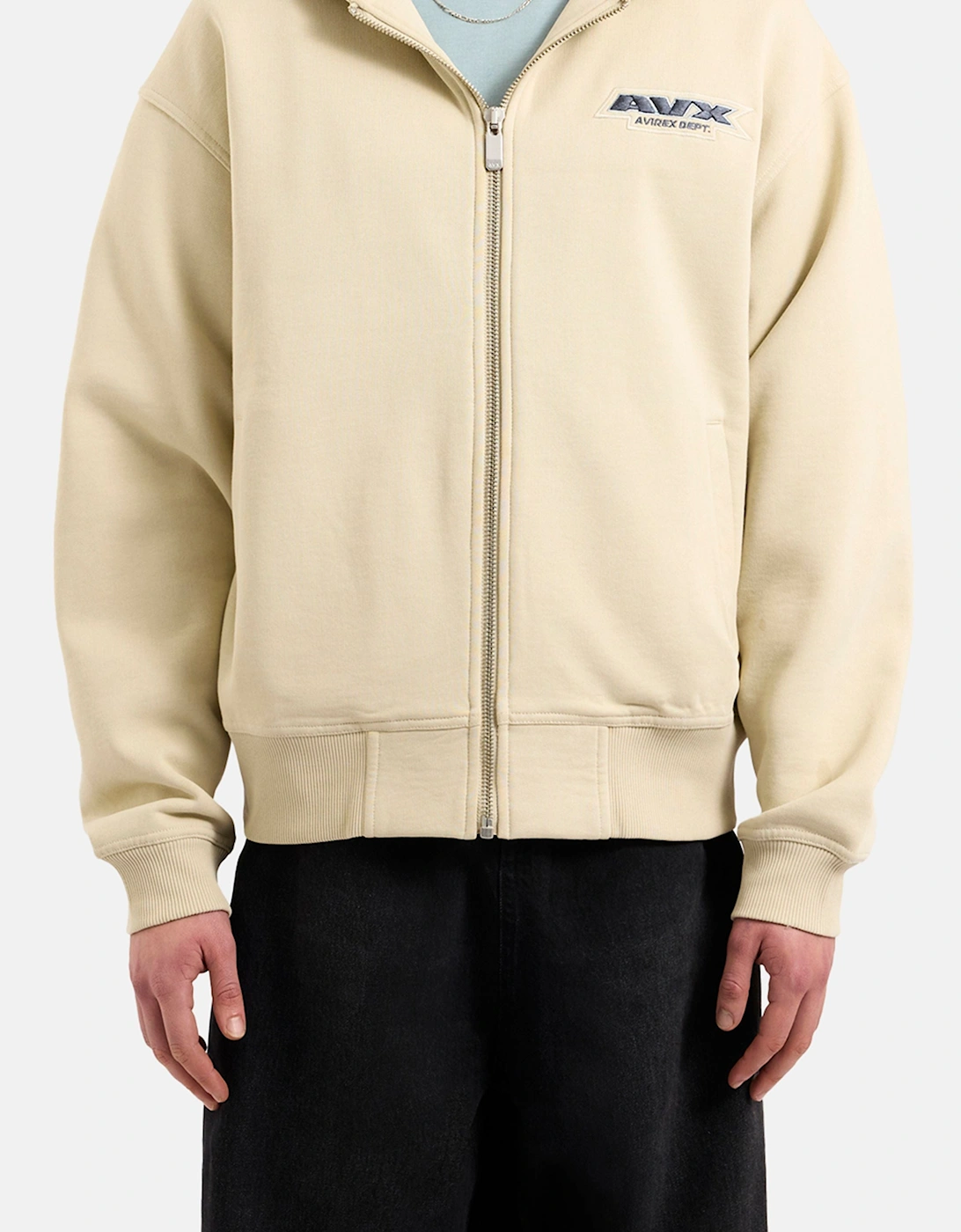 RUGGED FZ HOODIE - Sand Brown