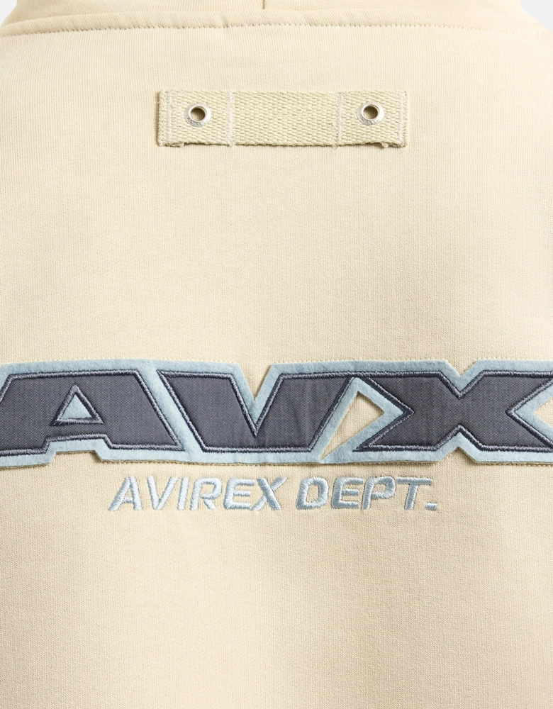 RUGGED FZ HOODIE - Sand Brown