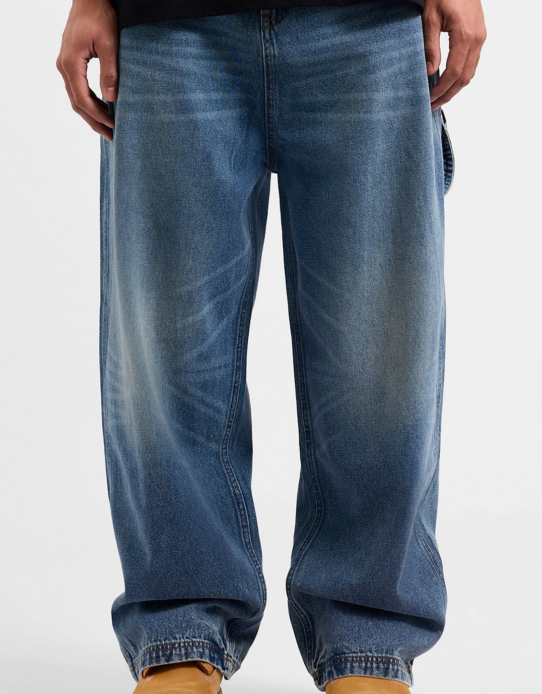 Mitch Denim Pant - Mid Denim Blue