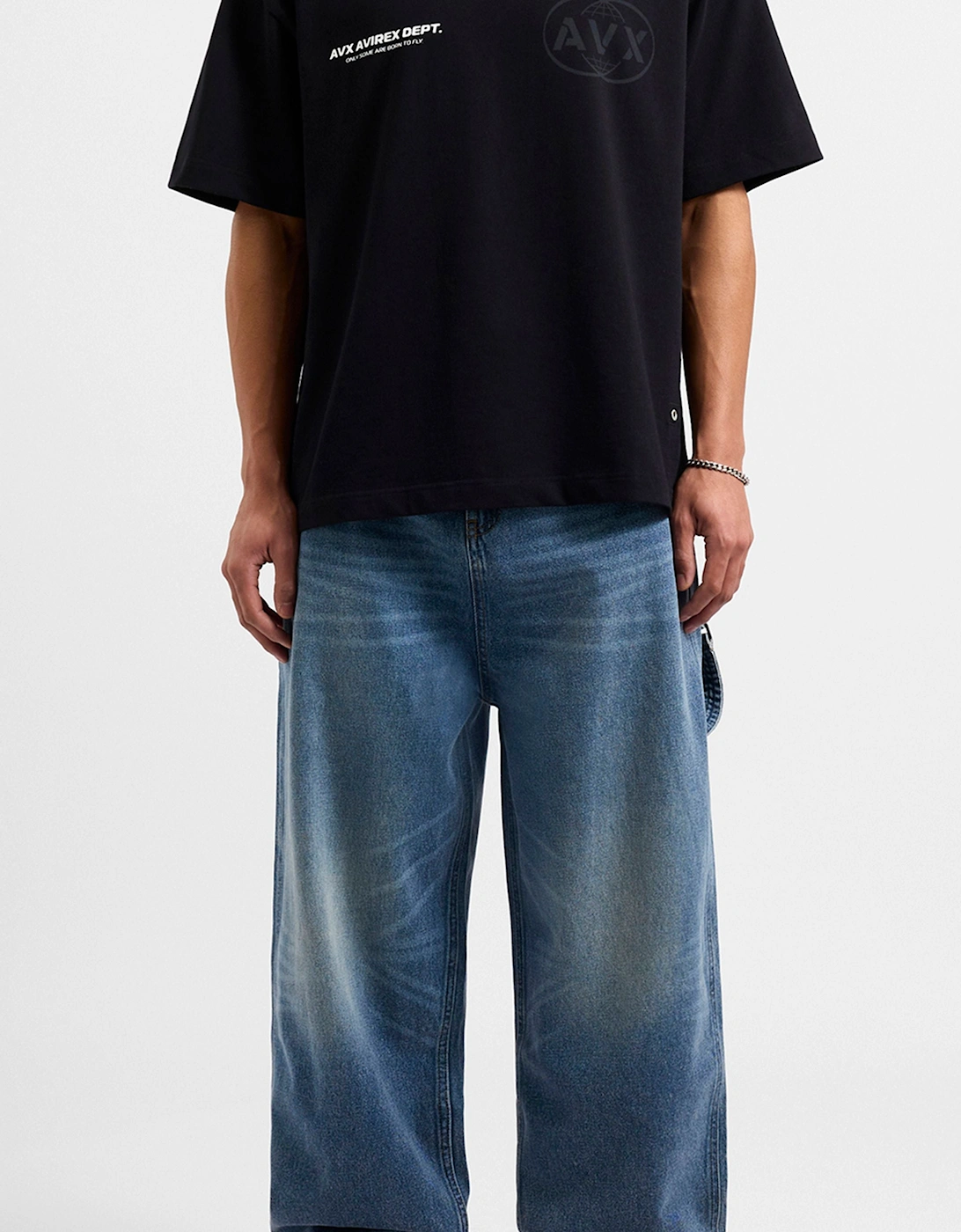 Mitch Denim Pant - Mid Denim Blue