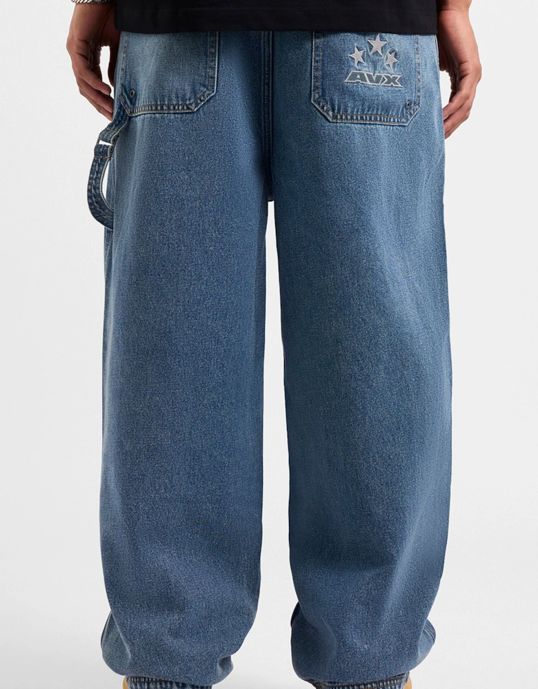 Mitch Denim Pant - Mid Denim Blue
