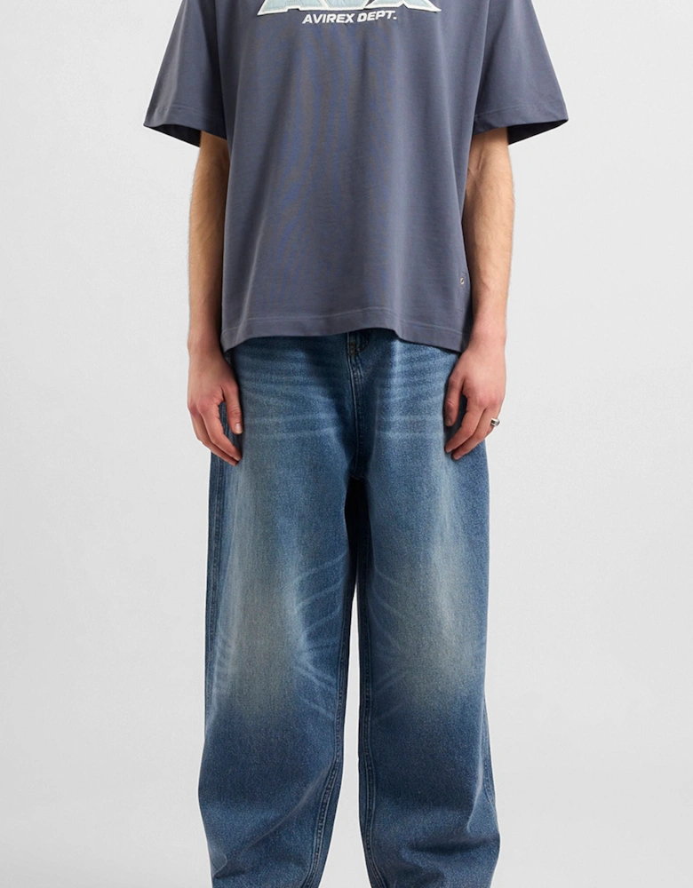 SQUADRON T-SHIRT - Slate Blue