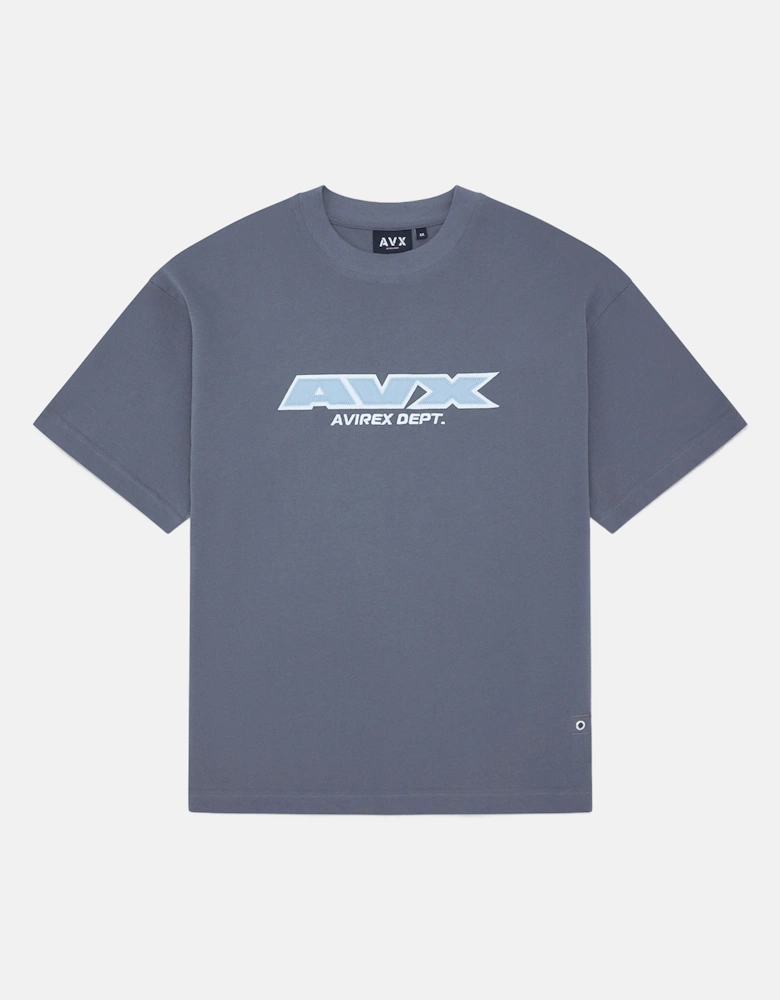 SQUADRON T-SHIRT - Slate Blue