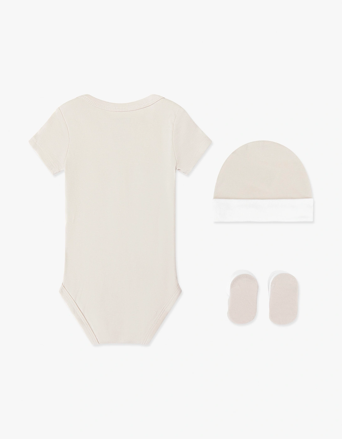 Levi's Baby Batwing Bodysuit Gift Set in Beige