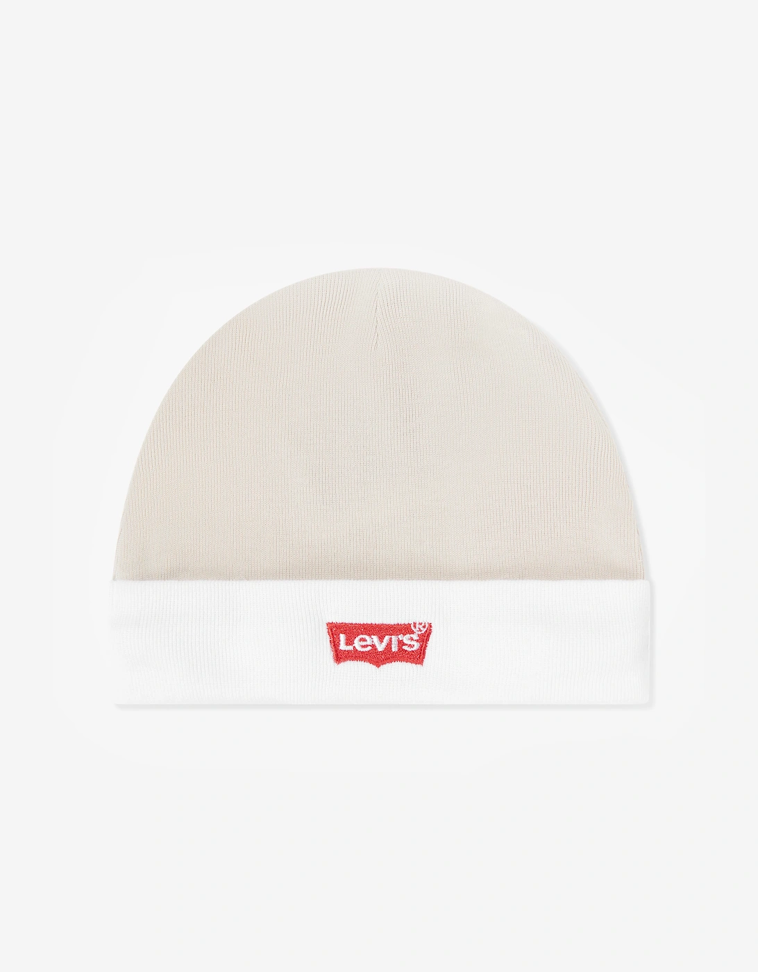 Levi's Baby Batwing Bodysuit Gift Set in Beige