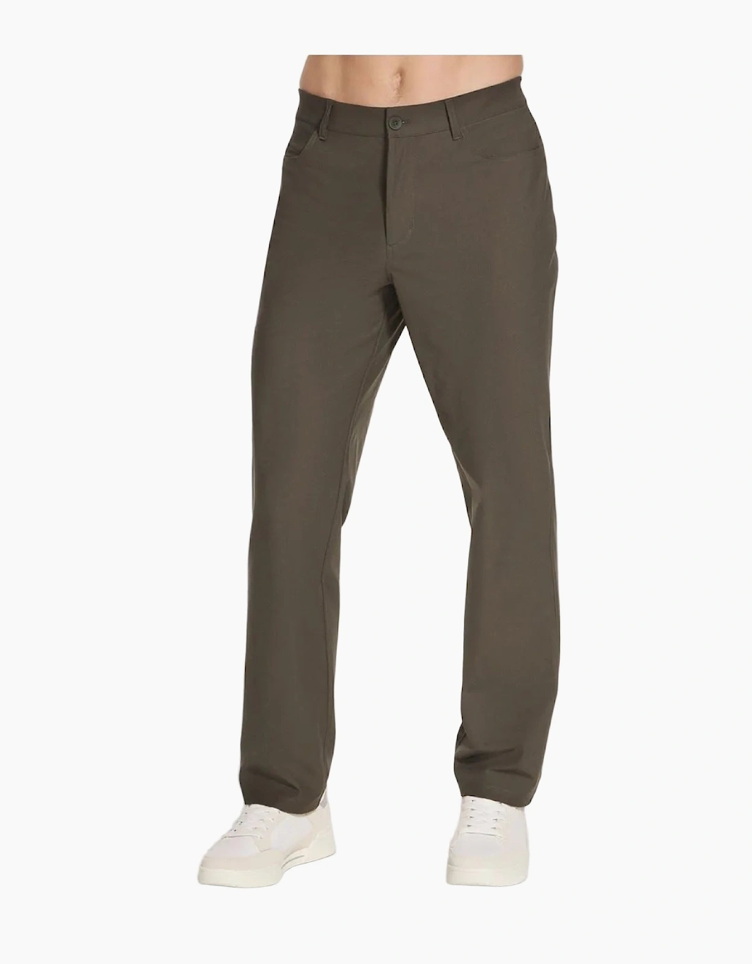 Skechers Premium 5 Pocket Pant Polyester Men's Olive Chino Pants
