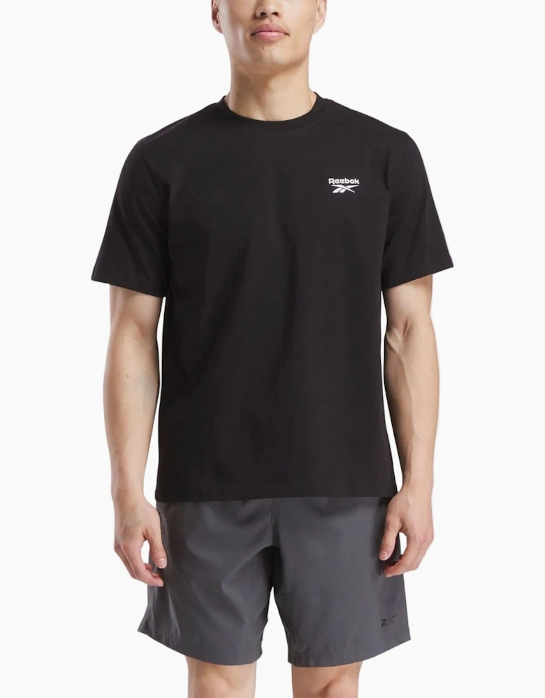 Reebok Cody Crew Neck Tee Cotton Men's Black Short Sleeve T-Shirts