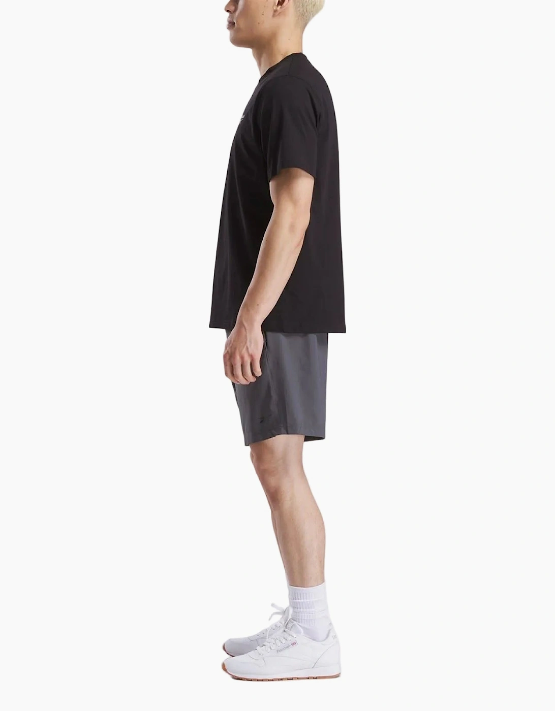 Reebok Cody Crew Neck Tee Cotton Men's Black Short Sleeve T-Shirts