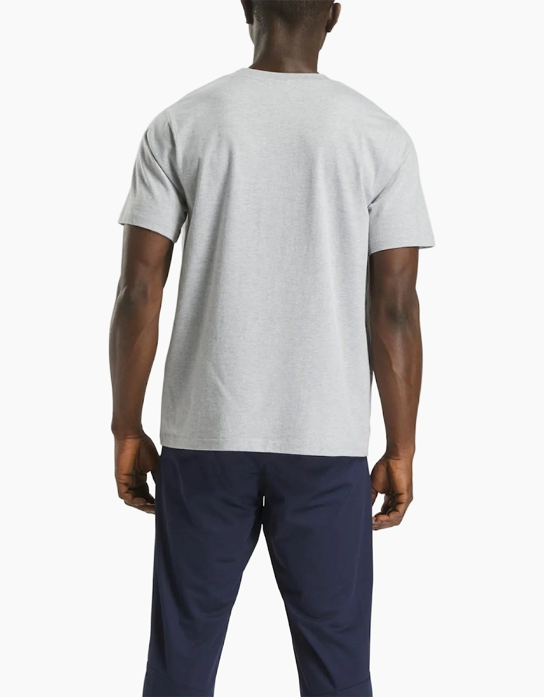 Reebok Cody Crew Neck Tee Cotton Men's Grey Short Sleeve T-Shirts