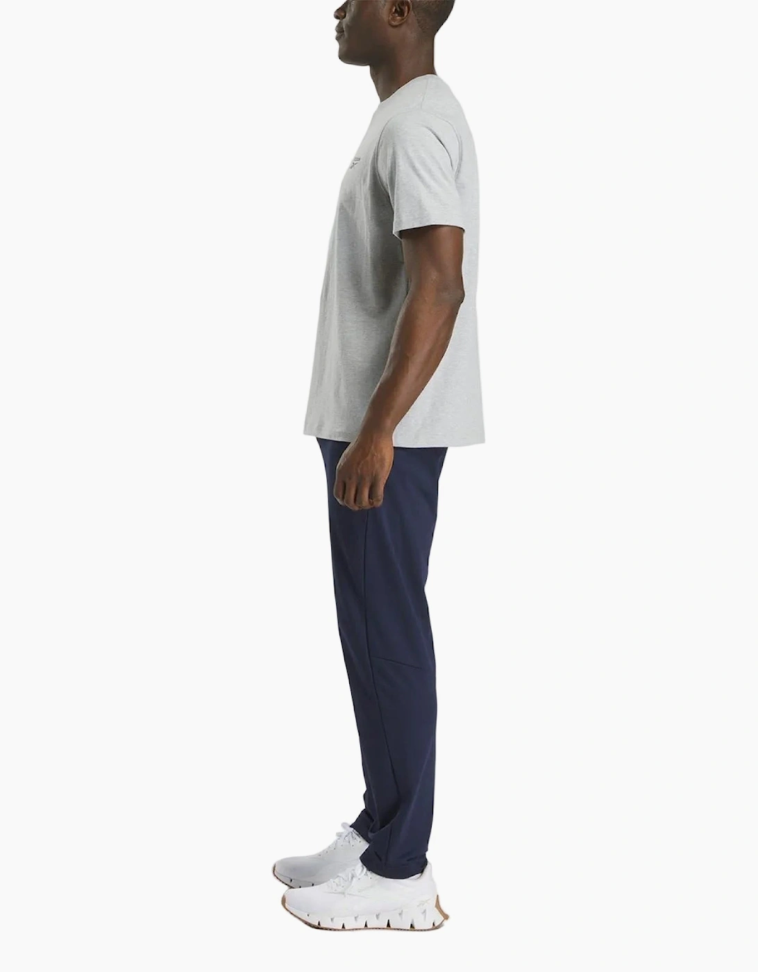 Reebok Cody Crew Neck Tee Cotton Men's Grey Short Sleeve T-Shirts