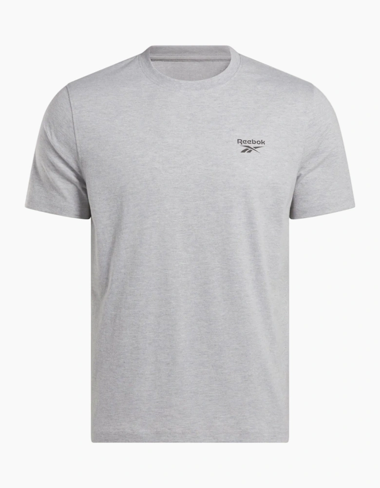 Reebok Cody Crew Neck Tee Cotton Men's Grey Short Sleeve T-Shirts