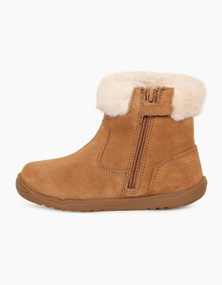 B Macchia Bear Mid Girls Infant Boots