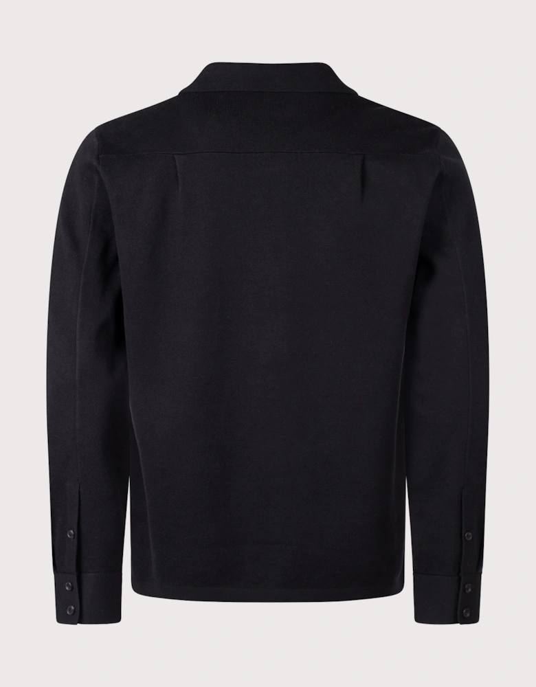 Regular Fit Knitted Overshirt