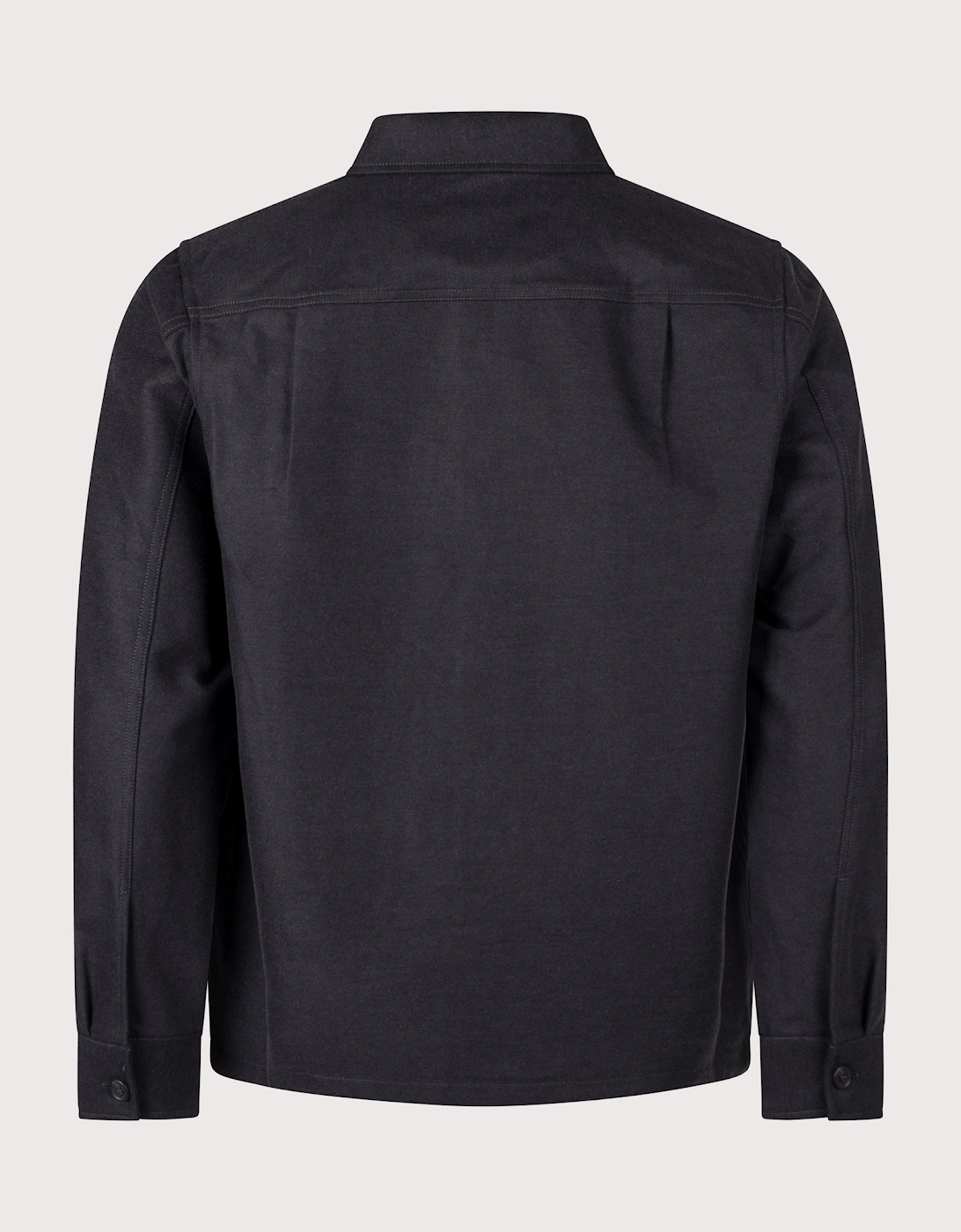 Regular Fit Brushed Twill Overshirt
