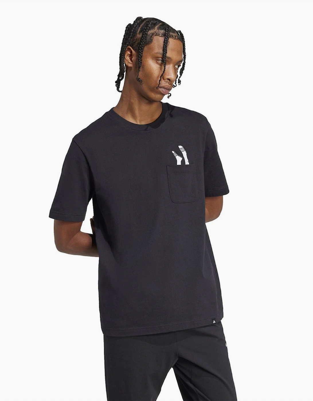 Lounge Slides Graphic Pocket T-Shirt Adults