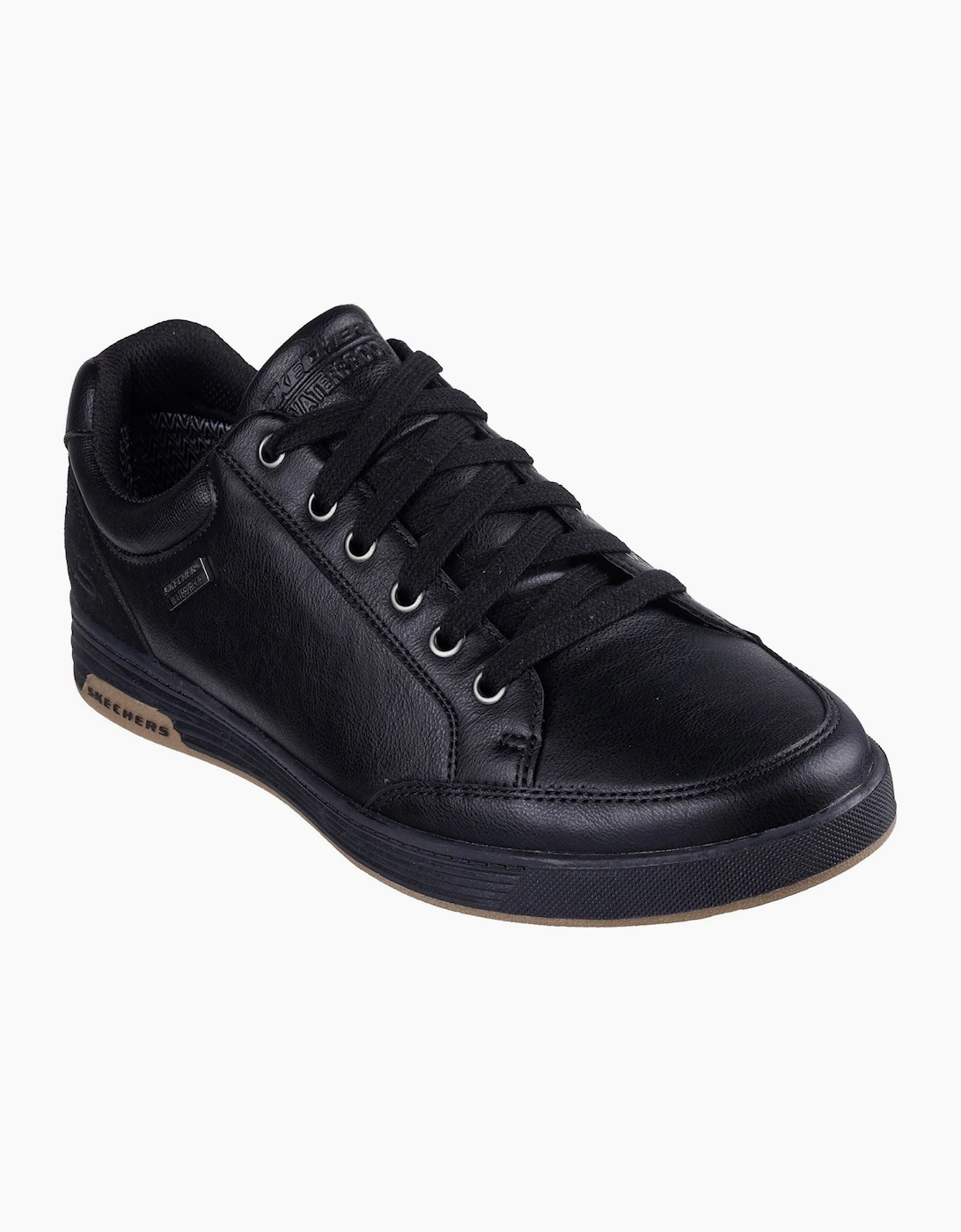 Skechers Cavell Sparkman Polyurethane Men's BLACK Lace-Up Shoes