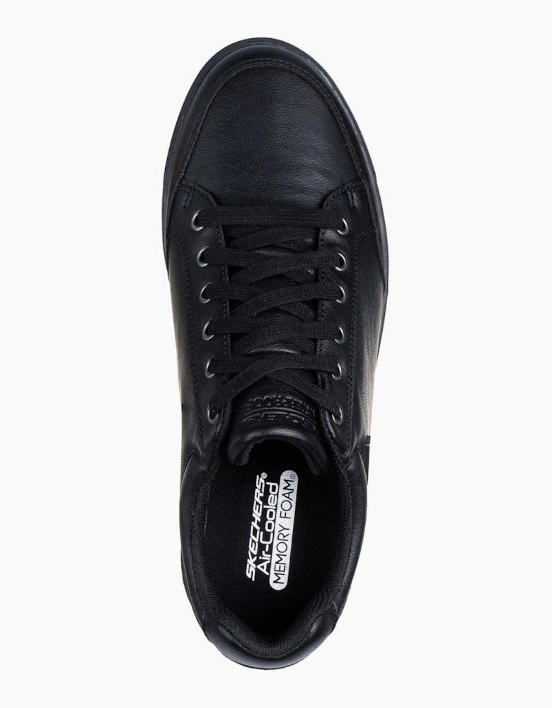 Skechers Cavell Sparkman Polyurethane Men's BLACK Lace-Up Shoes