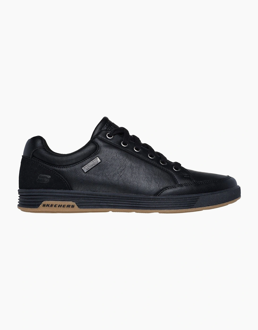 Skechers Cavell Sparkman Polyurethane Men's BLACK Lace-Up Shoes