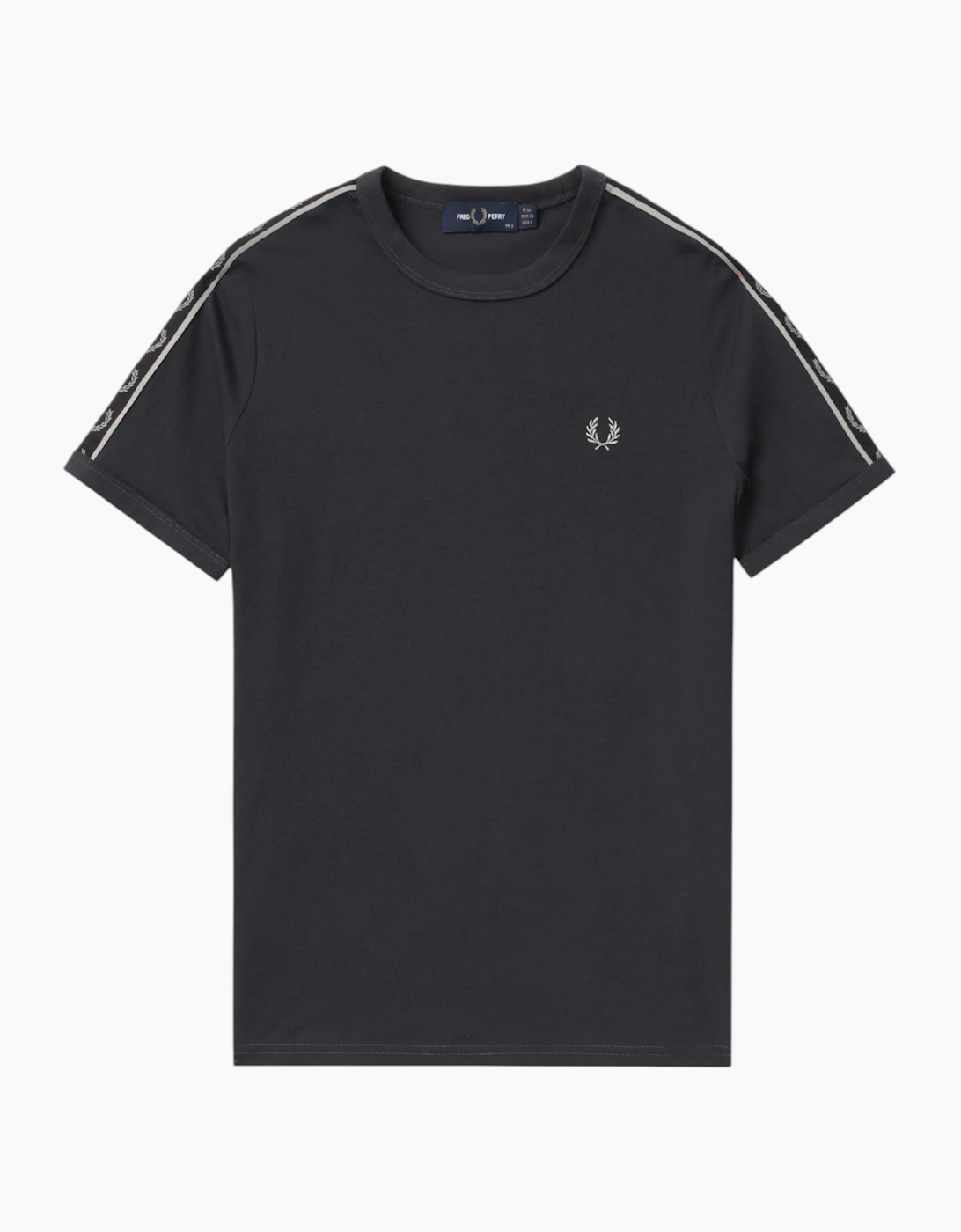 Fred Perry Mens Tape Ringer Co Ords Set Short Sleeve T Shirts Shorts