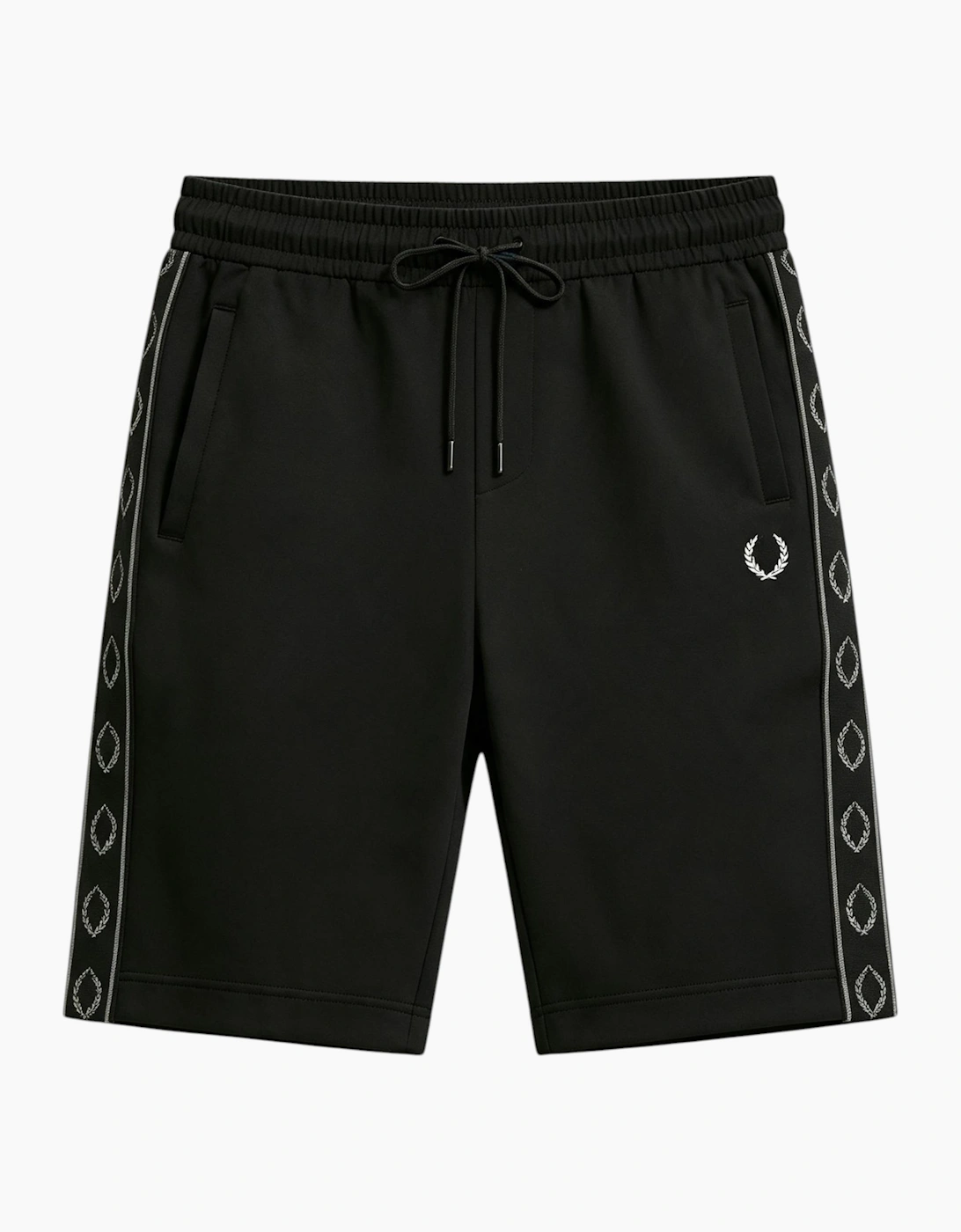 Fred Perry Mens Tape Ringer Co Ords Set Short Sleeve T Shirts Shorts
