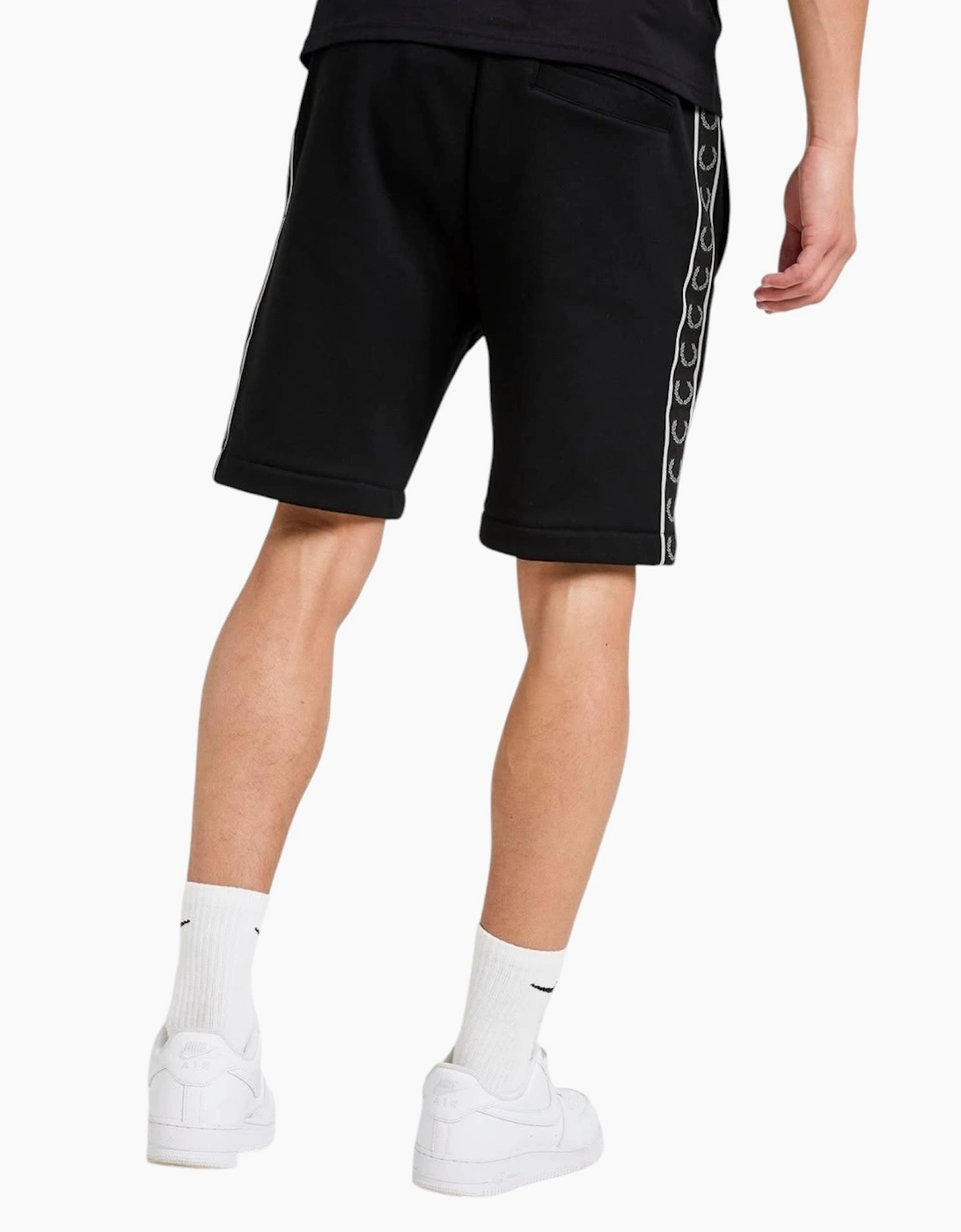 Fred Perry Mens Tape Ringer Co Ords Set Short Sleeve T Shirts Shorts