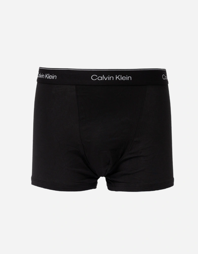Calvin Klein 5 Pack Icon Cotton Stretch Mens Relaxed Fit Trunks - Black