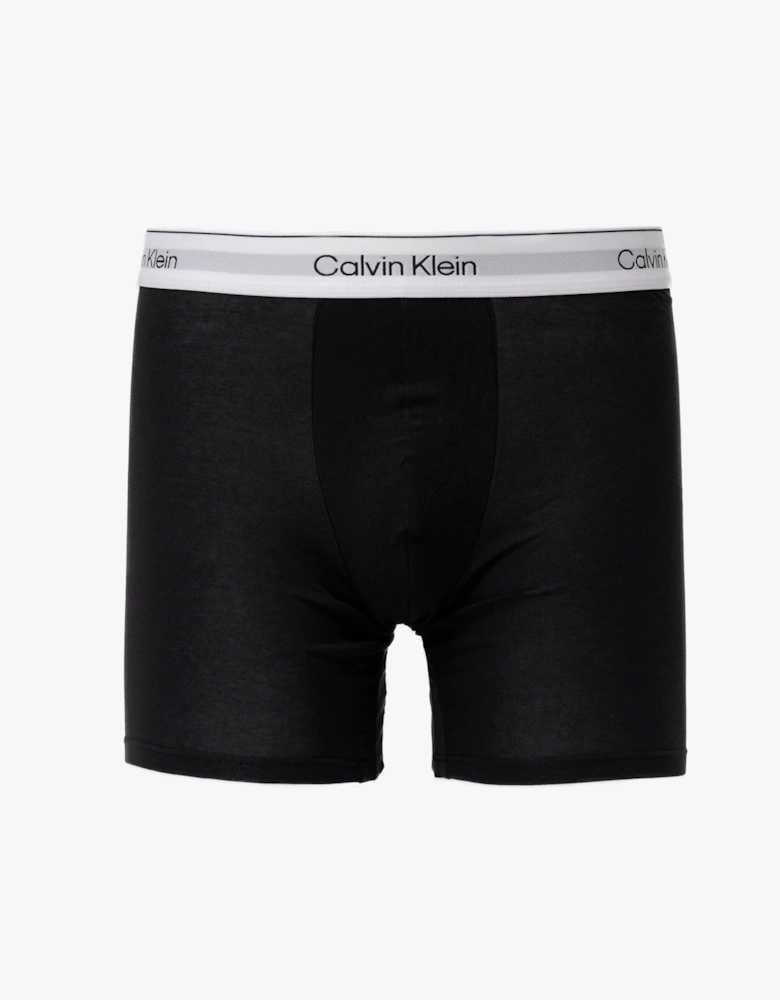 Calvin Klein 5 Pack Icon Cotton Stretch Mens Boxer Briefs - Black