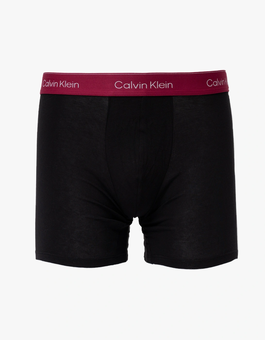 Calvin Klein 3 Pack Mens Boxer Briefs - Black Bodies W/ Poseidon Blue/Plein