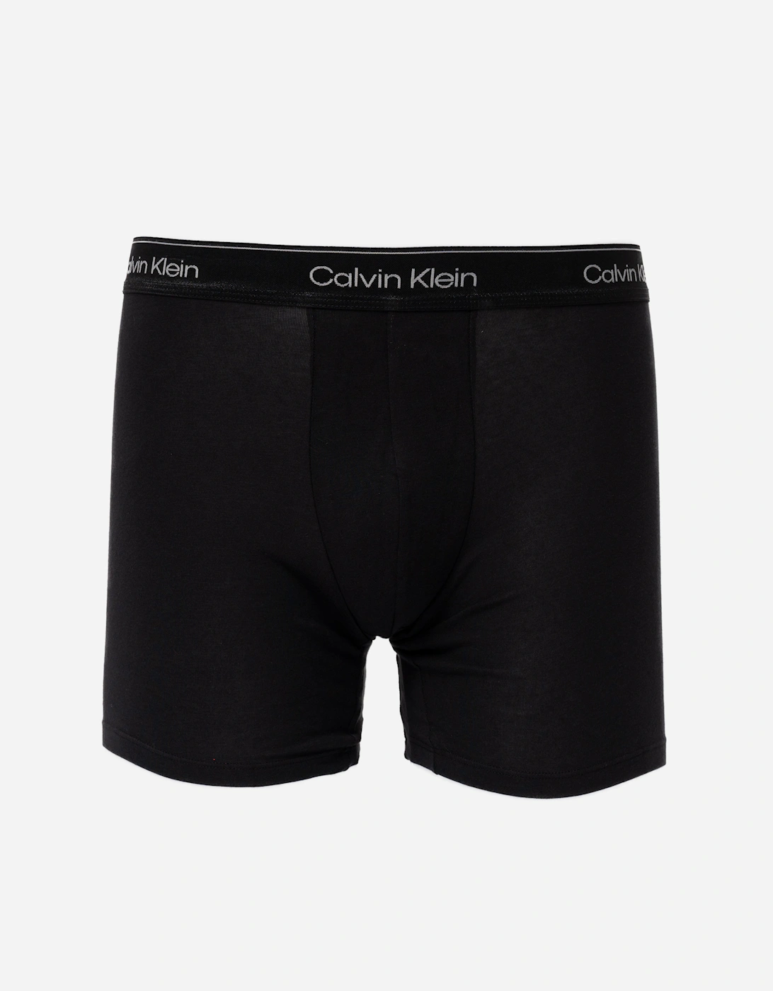 Calvin Klein 3-Pack Mens Icon Stretch Metallic Boxer Briefs - Black/Goji Berry/Black