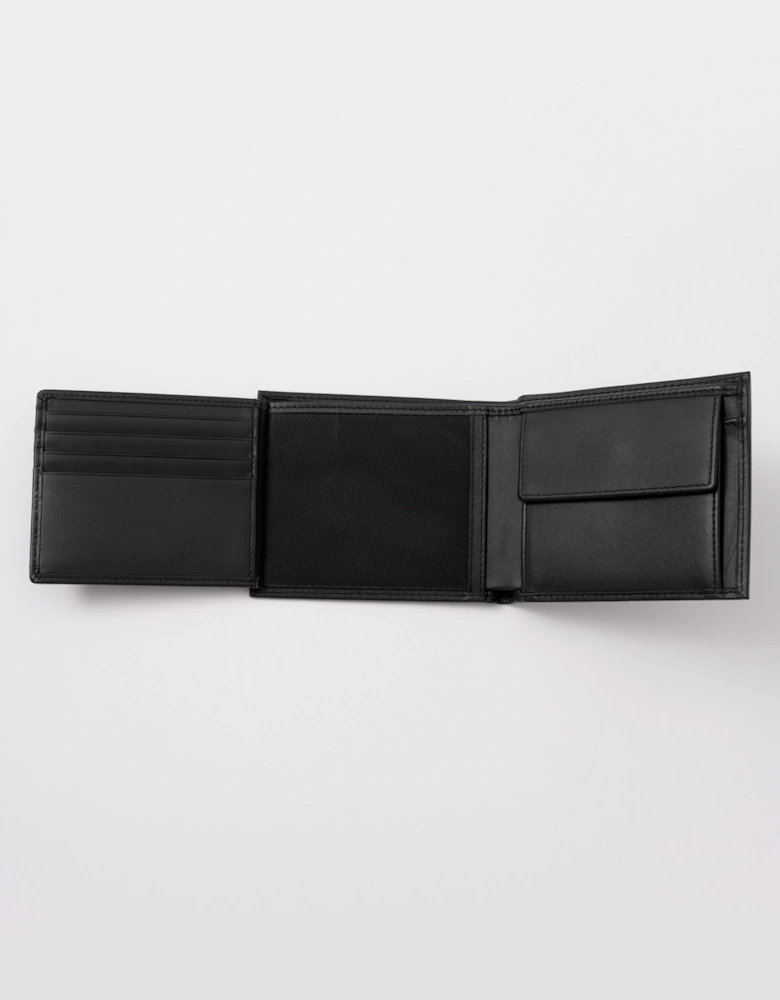 BOSS Orange Randy Mens Trifold Leather Wallet - Black 001