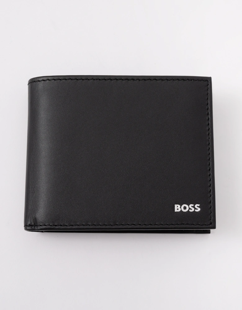 BOSS Orange Randy Mens Trifold Leather Wallet - Black 001