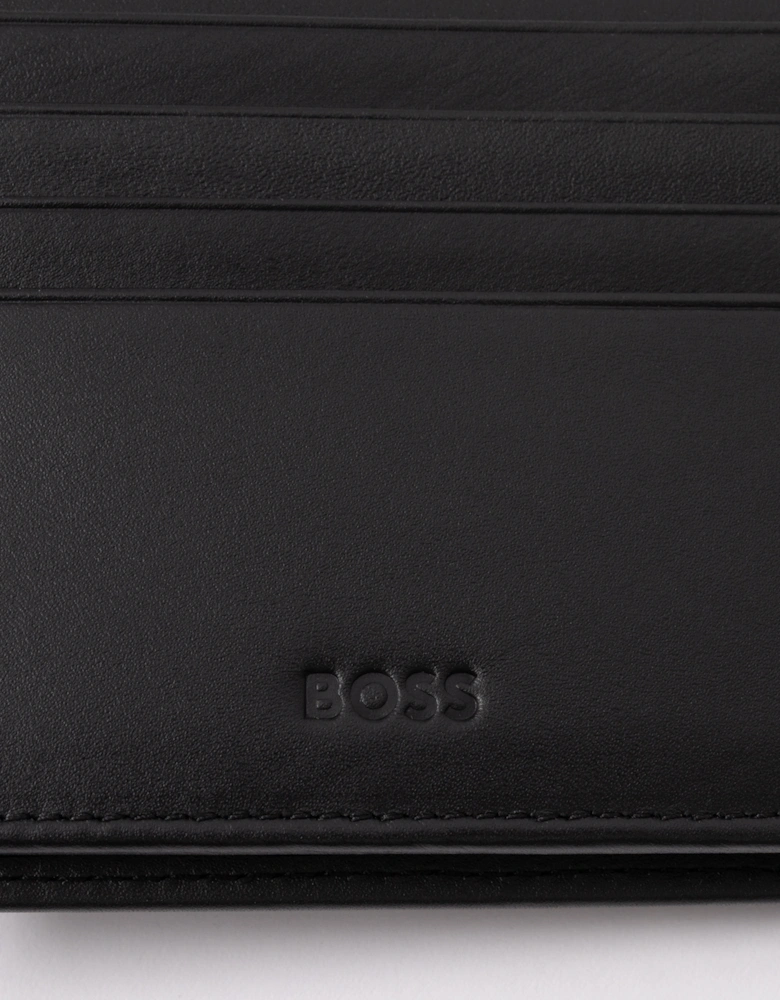 BOSS Orange Randy Mens Trifold Leather Wallet - Black 001