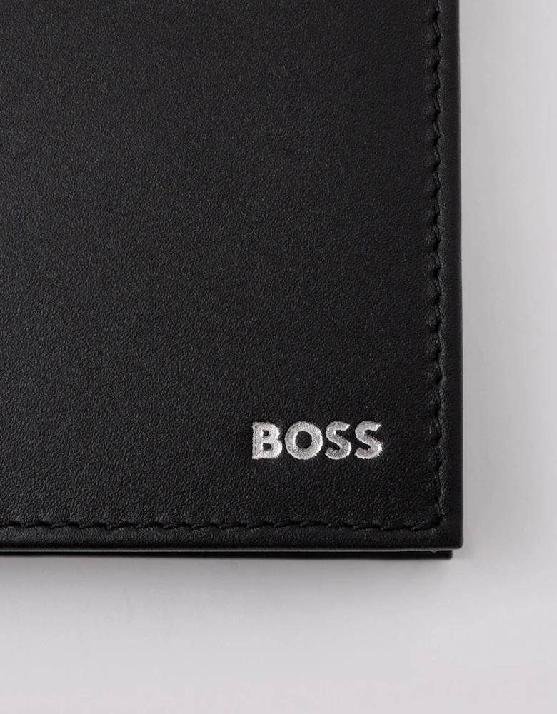 BOSS Orange Randy Mens Trifold Leather Wallet - Black 001