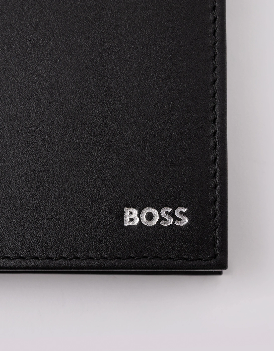 BOSS Orange Randy Mens Trifold Leather Wallet - Black 001