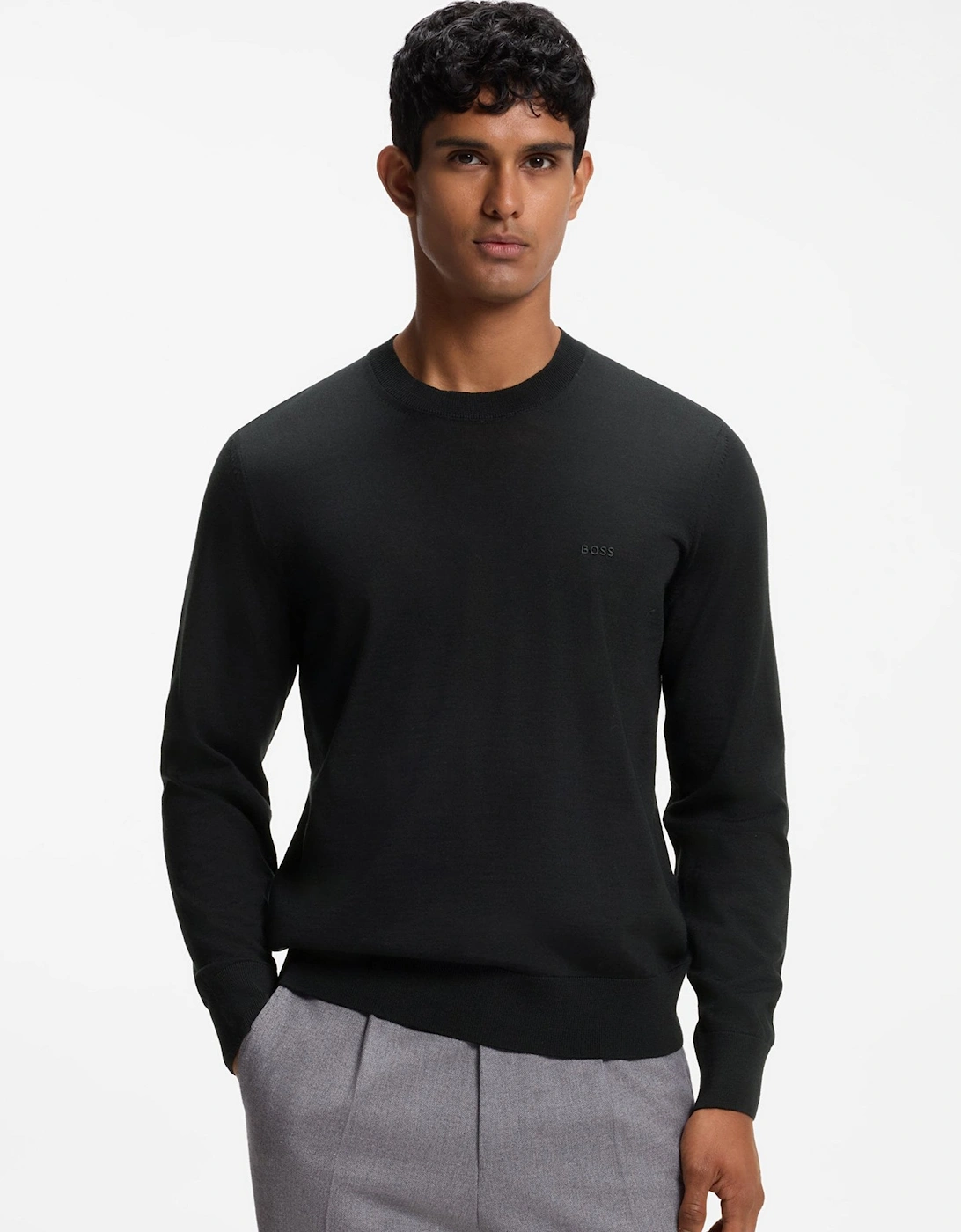 H Leno L Sweater Black
