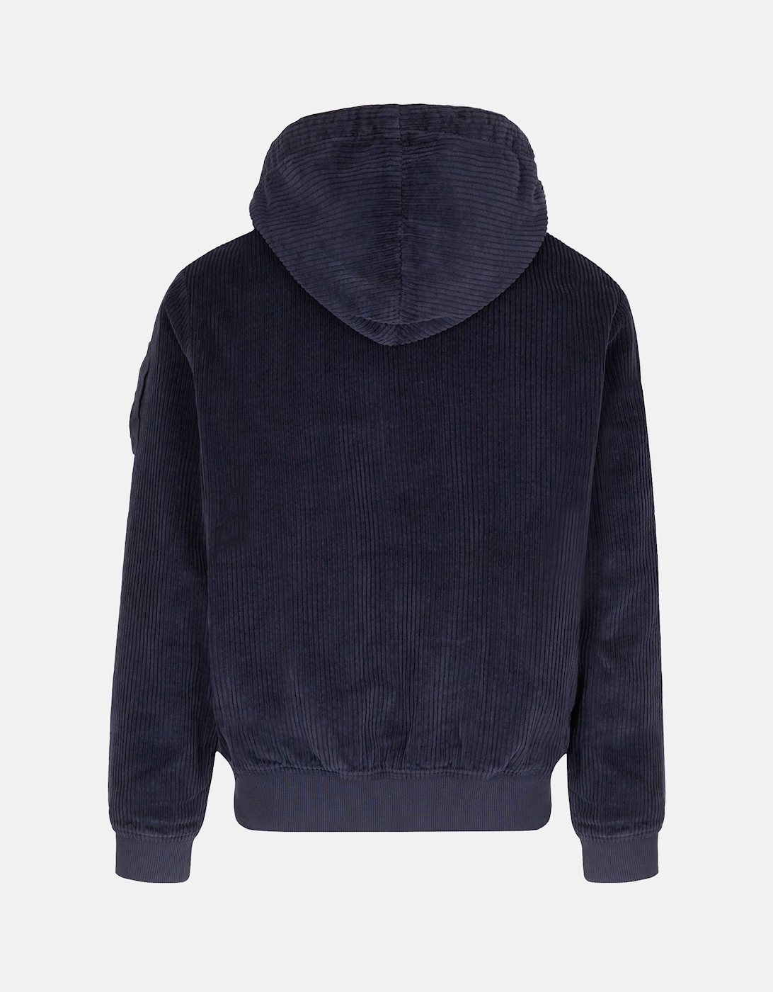 Hooded Corduory Lens Jacket Navy