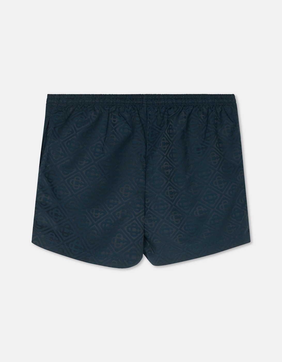 Monogram Jacquard Swim Shorts Navy