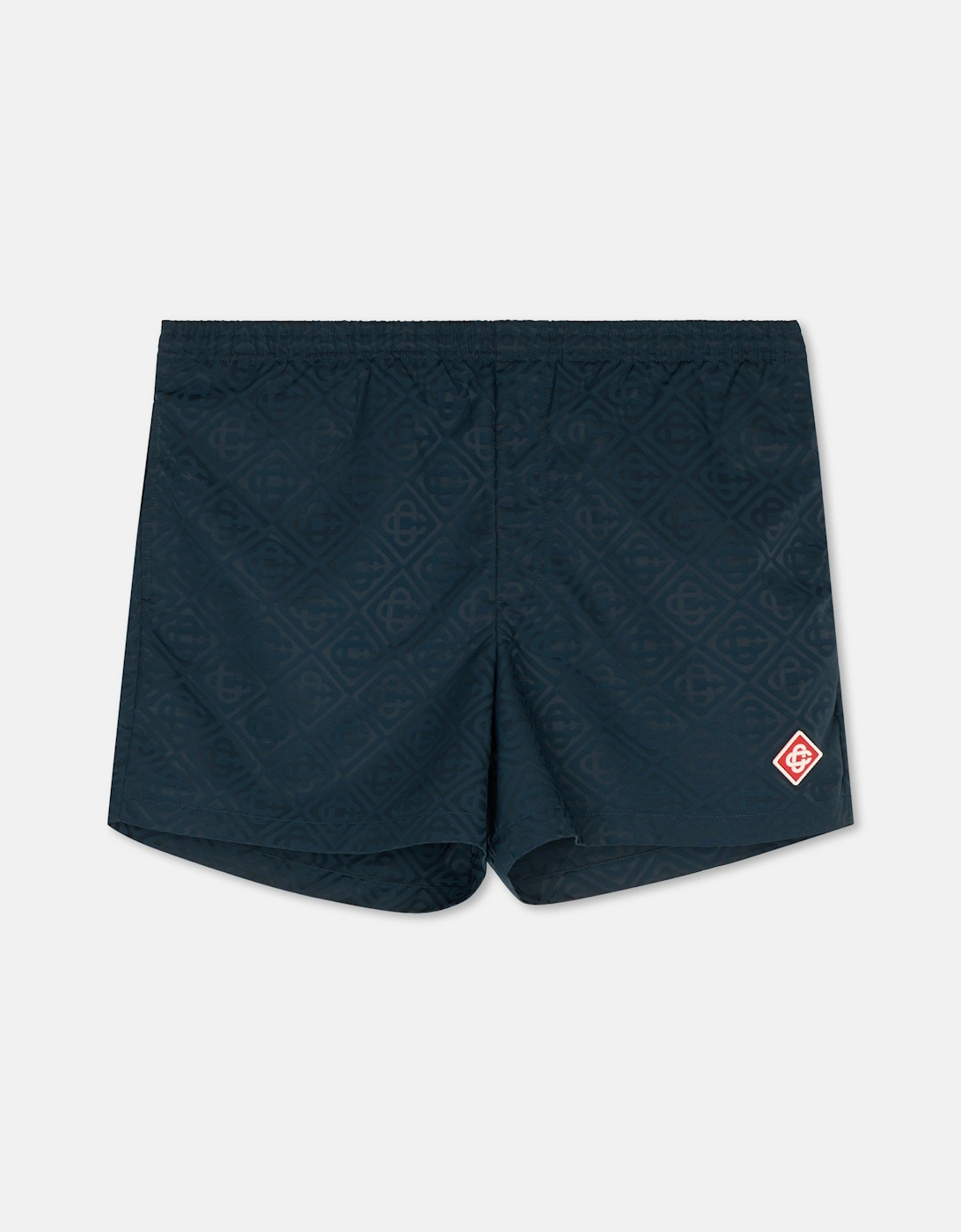 Monogram Jacquard Swim Shorts Navy