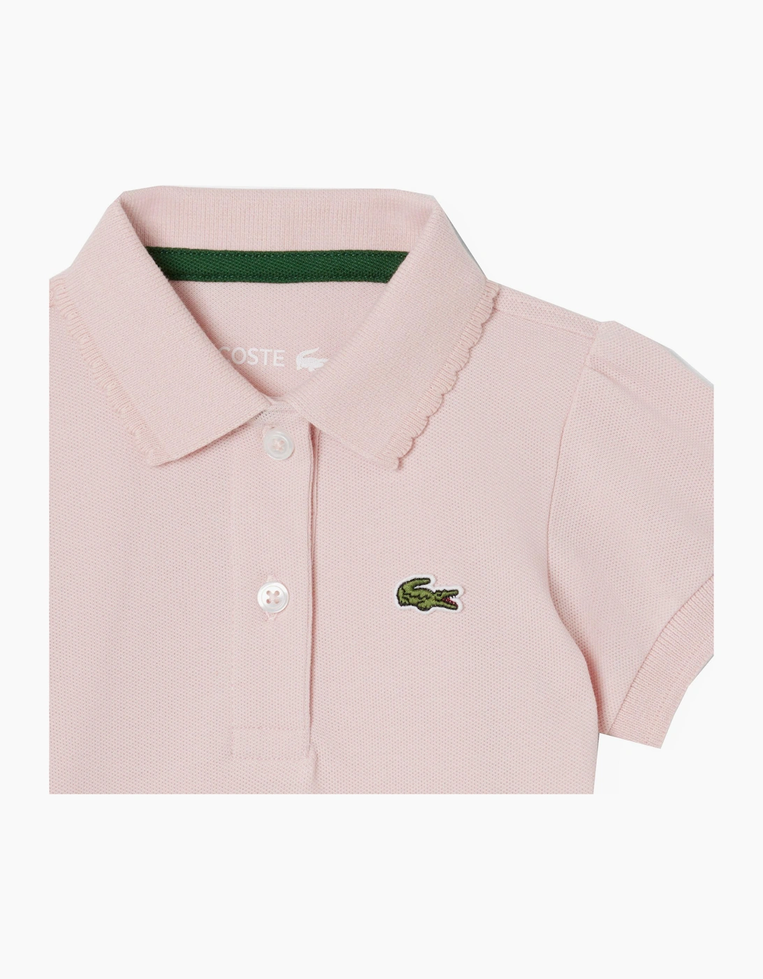 Lacoste Infant Pink Bodysuit In Gift Box