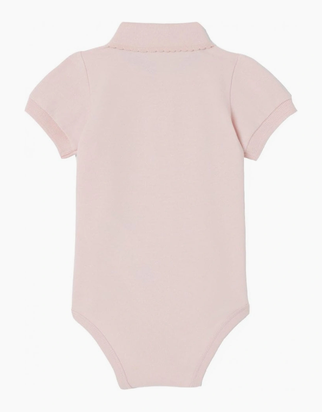 Lacoste Infant Pink Bodysuit In Gift Box
