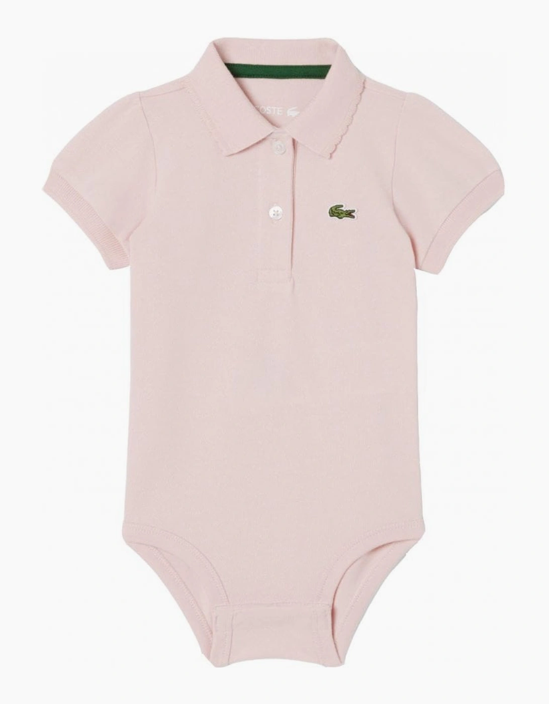Lacoste Infant Pink Bodysuit In Gift Box