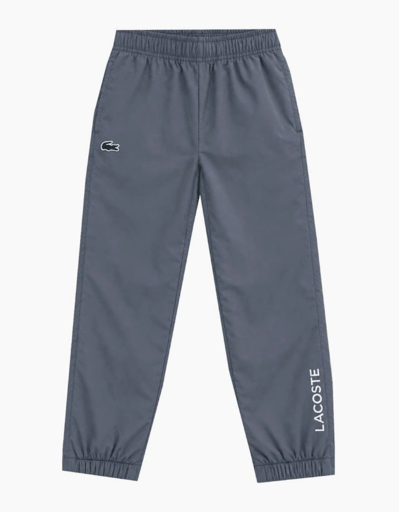Lacoste Boy's Grey Diamond Taffeta Tracksuit Pants