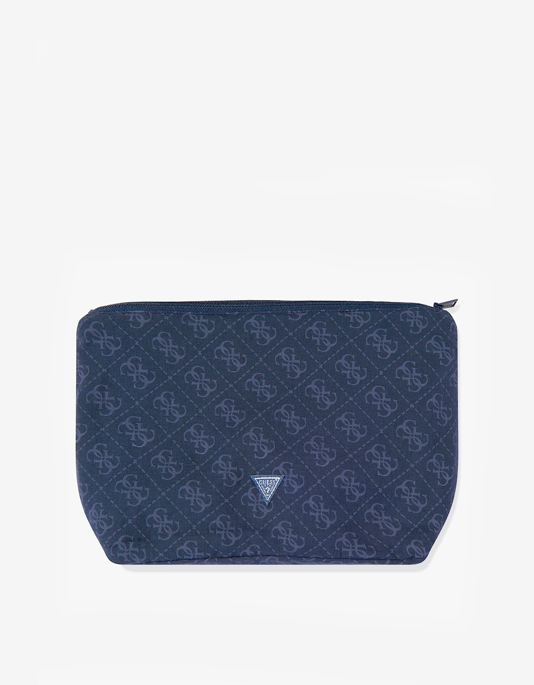 Guess Baby Logo Blanket with Pouch in Navy