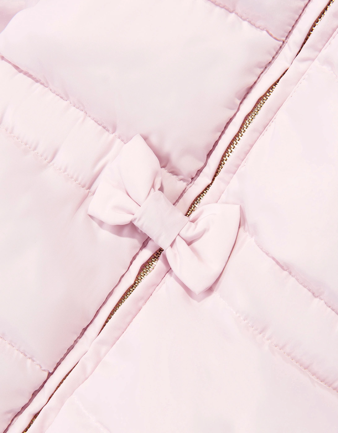 Guess Baby Girls Hooded Puffer Jacket in Pink