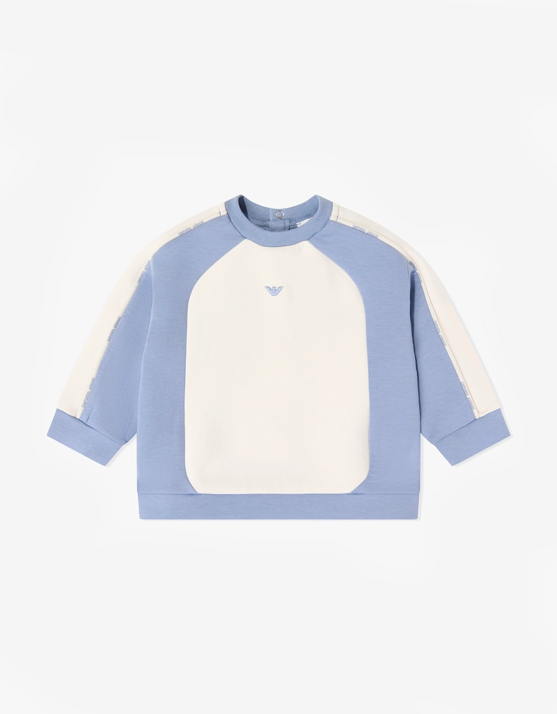 Emporio Armani Baby Boys Coloublock Sweatshirt in Blue