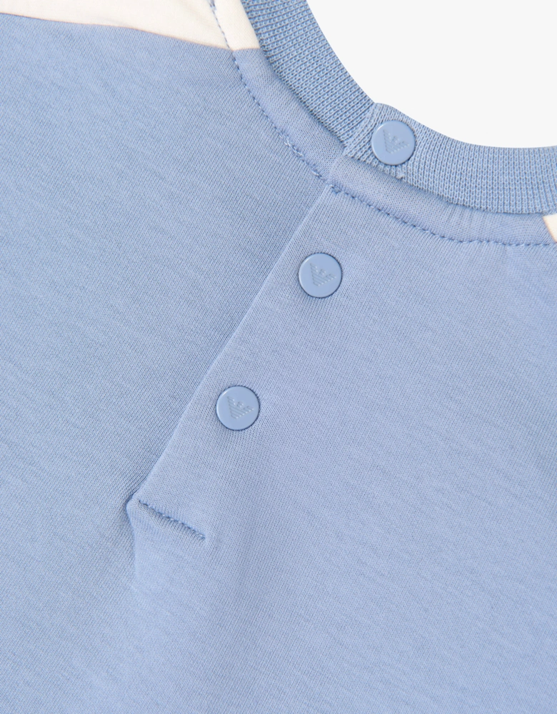 Emporio Armani Baby Boys Coloublock Sweatshirt in Blue